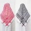 MERIGGIARE 1 Chiếc Khăn, Quấn Cổ Vuông Bandana Turban Hijab, Kafiya Keffiyeh Đa Năng Headwrap Ramadan Cầu Nguyện Mũ Khăn Choàng Kẻ Sọc Người Lớn