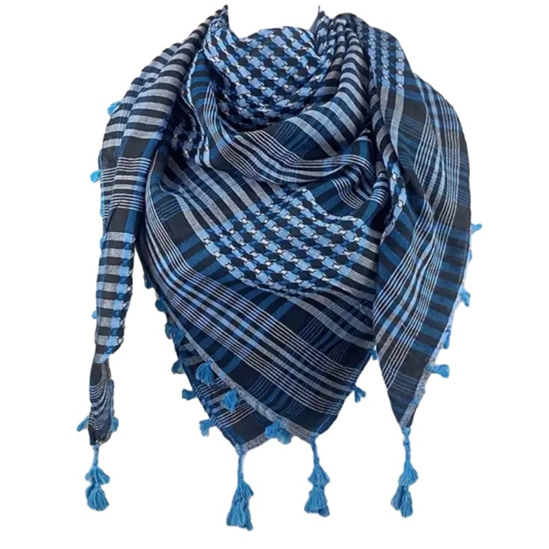 OXXGGKAO Khăn Shemagh Keffiyeh Palestine Khăn Choàng Nam Nữ Khăn Choàng Quấn Shemagh Khăn