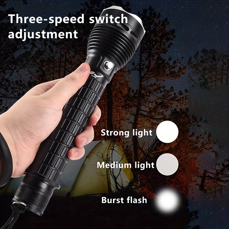 Đèn pin Puteer 26650mAh, Kháng Nước IPX8 - Phù Hợp Lặn và Hoạt Động Ngoài Trời