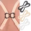 VVDZA Áo Ngực Chống Rơi Dây Đeo, Đồ Lót Có Thể Điều Chỉnh Vô Hình Khóa Chống Trượt, Bán Chạy Trong Suốt Chống Trượt Quần Lót Đeo Vai Chống Trượt Kẹp Dây Đeo Quần Lót
