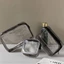 Túi trang điểm FAVORITEGOODS, Túi du lịch PVC trong suốt, Túi giặt Zip dung tích lớn cầm tay Du lịch