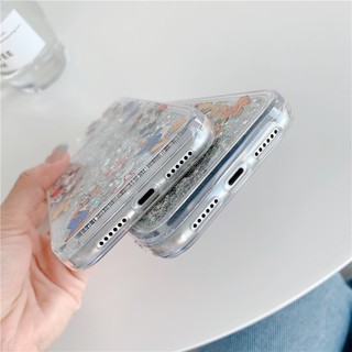 Ốp Điện Thoại Kim Tuyến Nước Trong Suốt Chống Sốc Chống Rơi Cho iphone 15 14 13 12 11 pro max plus