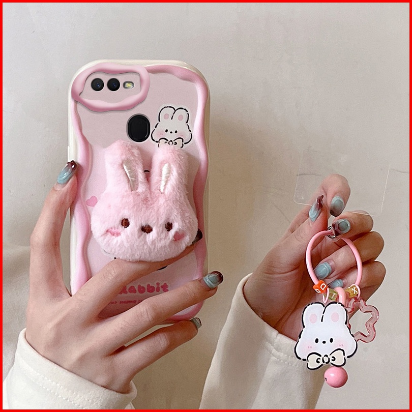 Ốp lưng Oppo F9 Ốp lưng Oppo A5S Ốp lưng Oppo A7 Ốp lưng Oppo A12 Ốp Điện Thoại Trang Trí Thú Nhồi Bông Dễ Thương Cho oppo a5s a7 a12 f9 a5s bbmr