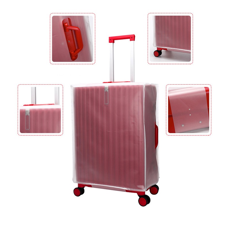 Trùm bọc vali Trắng M.E.N EVA 20-24-28-30 inch nhiều size chống nước không viền {CHỐNG TRẦY XƯỚT}