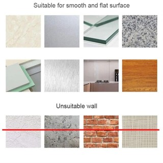 BAMBOOB 10 Miếng Dán Tường, Không Dấu Vết Treo Tường Nano Dán, Trong Suốt Siêu Mạnh Hai Mặt Chống Nước Dính Băng