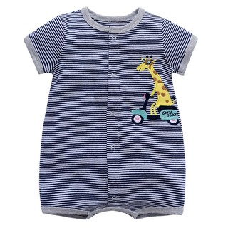 Áo liền quần NgắN Tay BằNg cotton Cho Bé Trai (0-24 TháNg)