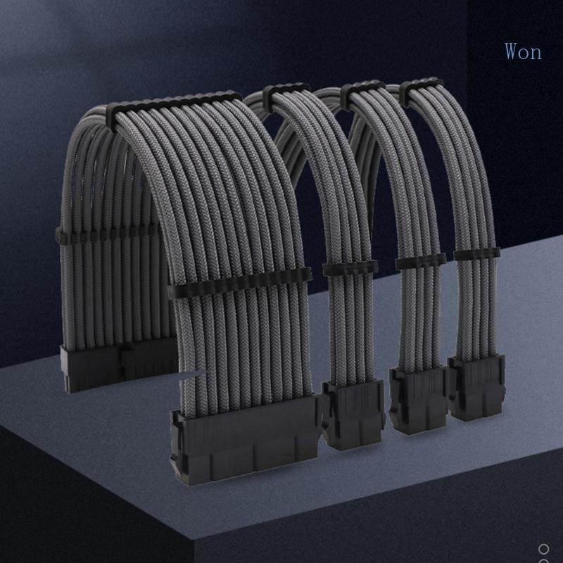 Dây Cáp Nối Dài Nguồn 24Pin ATX PSU CPU EPS 8Pin PCI-E GPU 8P | Shopee ...