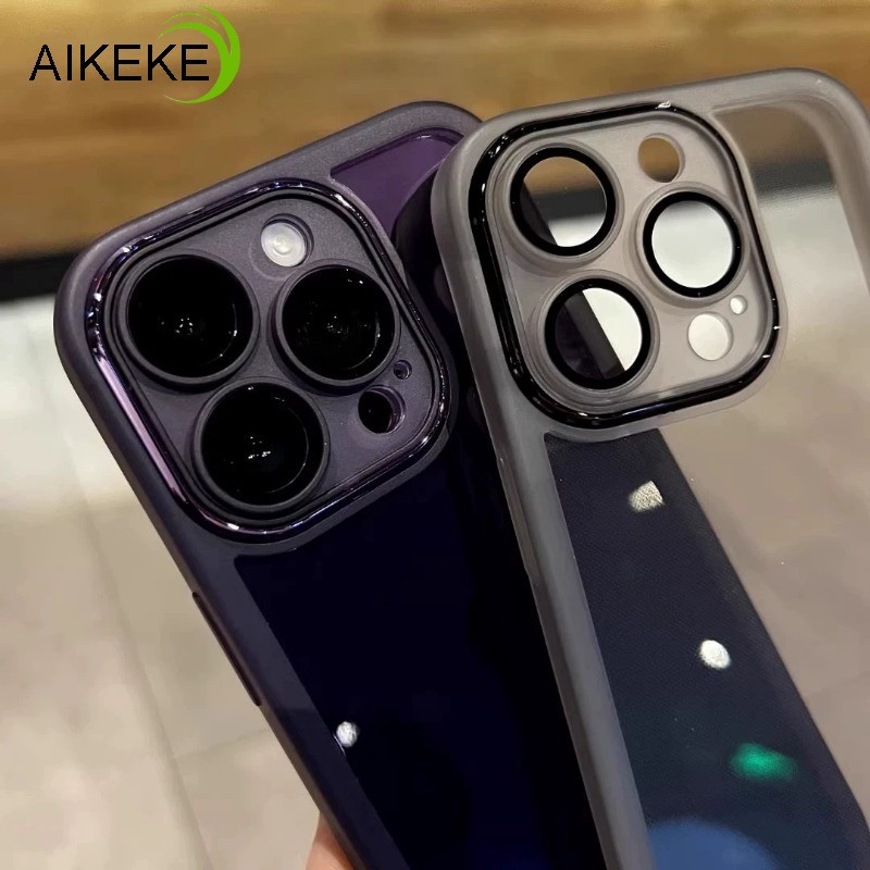 Đơn Giản Với Ống Kính Phim Vỏ Điện Thoại Cho Redmi K80 K70 K70E A2 A1 K60 K50 K50i K40 Gaming K40s K30 Ultra K30i K20 Pro Plus + 5G Vỏ Mềm Bảo Vệ Chống Sốc Trong Suốt