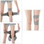 Thiết bị hỗ trợ đầu gối DUSKGLOW, chống trượt với lò xo phục hồi mạnh mẽ Bộ tăng cường bảo vệ đầu gối, Bộ tăng cường đầu gối thoáng khí có thể điều chỉnh