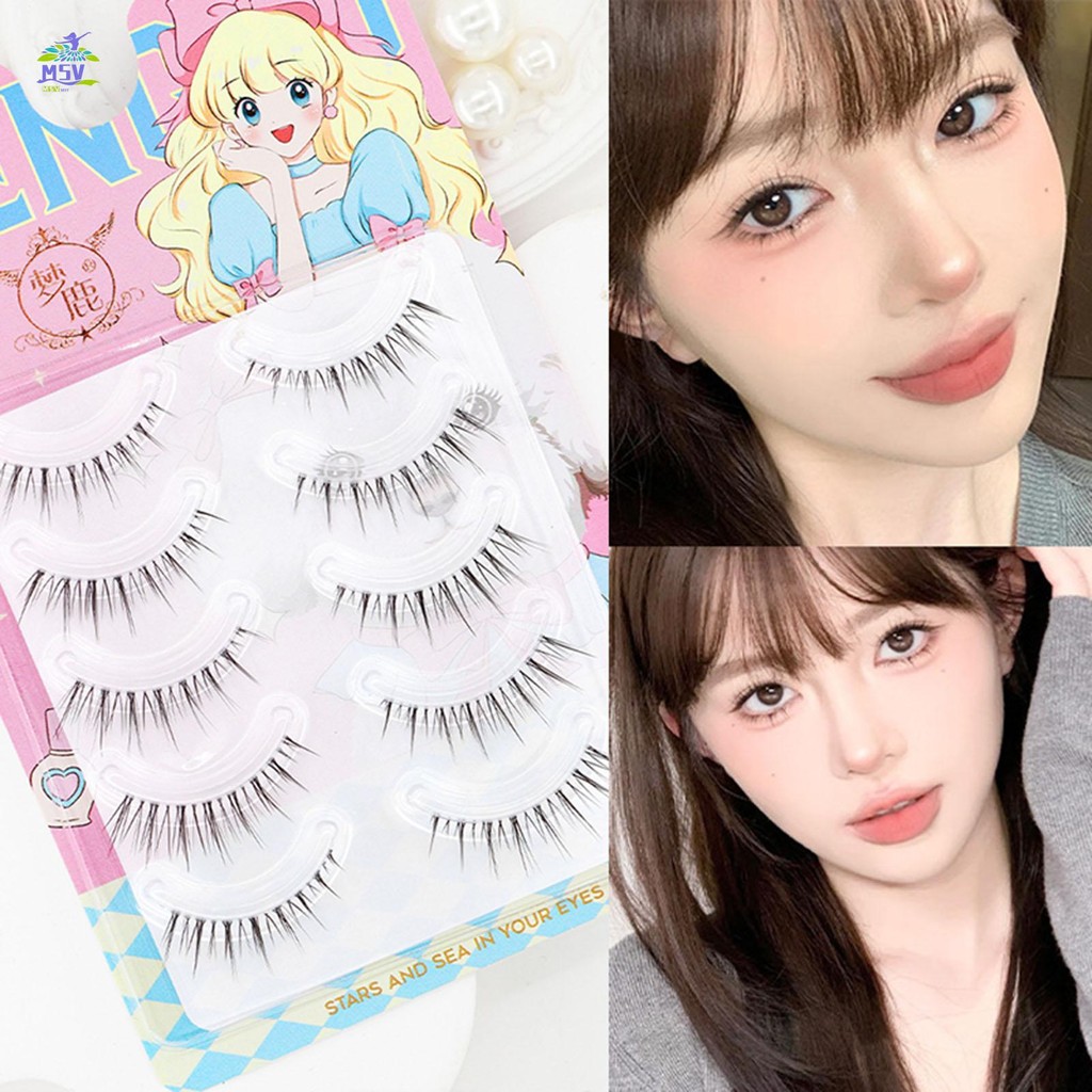 Lông Tơ Mắt Mèo Wispy Mi Thực Tế Lông Tơ Khối Lượng Lông Mi Giả