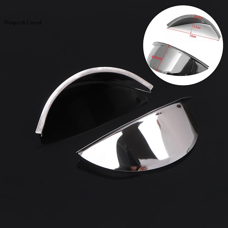 DIAPER & CORED 1 Cái Đa Năng Chrome Kim Loại Xe Tay Ga Đèn Pha Chống Mưa Bao 5.75 "/ 7" Cho Cafe Racer Xe Máy Tấm Che Đèn Trước YTH