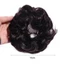 DELMER Xộn Xoăn Chignon, Tóc Giả Màu Nâu Đen Tóc Tổng Hợp Bun, Phụ Kiện Tóc Lông Tơ Tự Nhiên Cô Dâu Tóc Móng Vuốt Tóc Bun Nữ