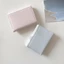 Túi đựng thẻ GAVESTO, Ví đựng thẻ đơn giản màu xanh, PU thời trang đa chức năng có họa tiết ca rô Ví nhỏ dành cho nữ