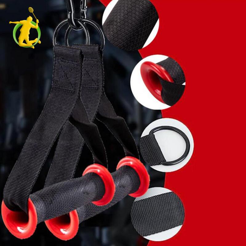 2 Miếng Tay Cầm Tập Gym Thể Dục Treo Tay Cầm Dây Tricep Đa Năng