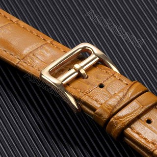 Dây Đeo Đồng Hồ Bằng Da Bò Màu Trắng Phong Cách vintage 18mm 19mm 20mm 21mm 22mm