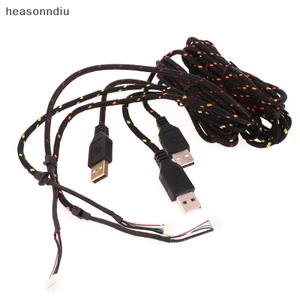 Heasonndu Dây Cáp Chuột USB Nylon Dây Thay Thế Màu Cam, Trắng Cho KANA Dây Chuột Đặc Biệt Thay Thế Tốt Nhất VN