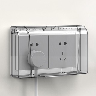 Vỏ Bảo Vệ Ổ Cắm Điện Chống Bụi / Nước Bằng acrylic Tiện Dụng Cho Nhà Tắm