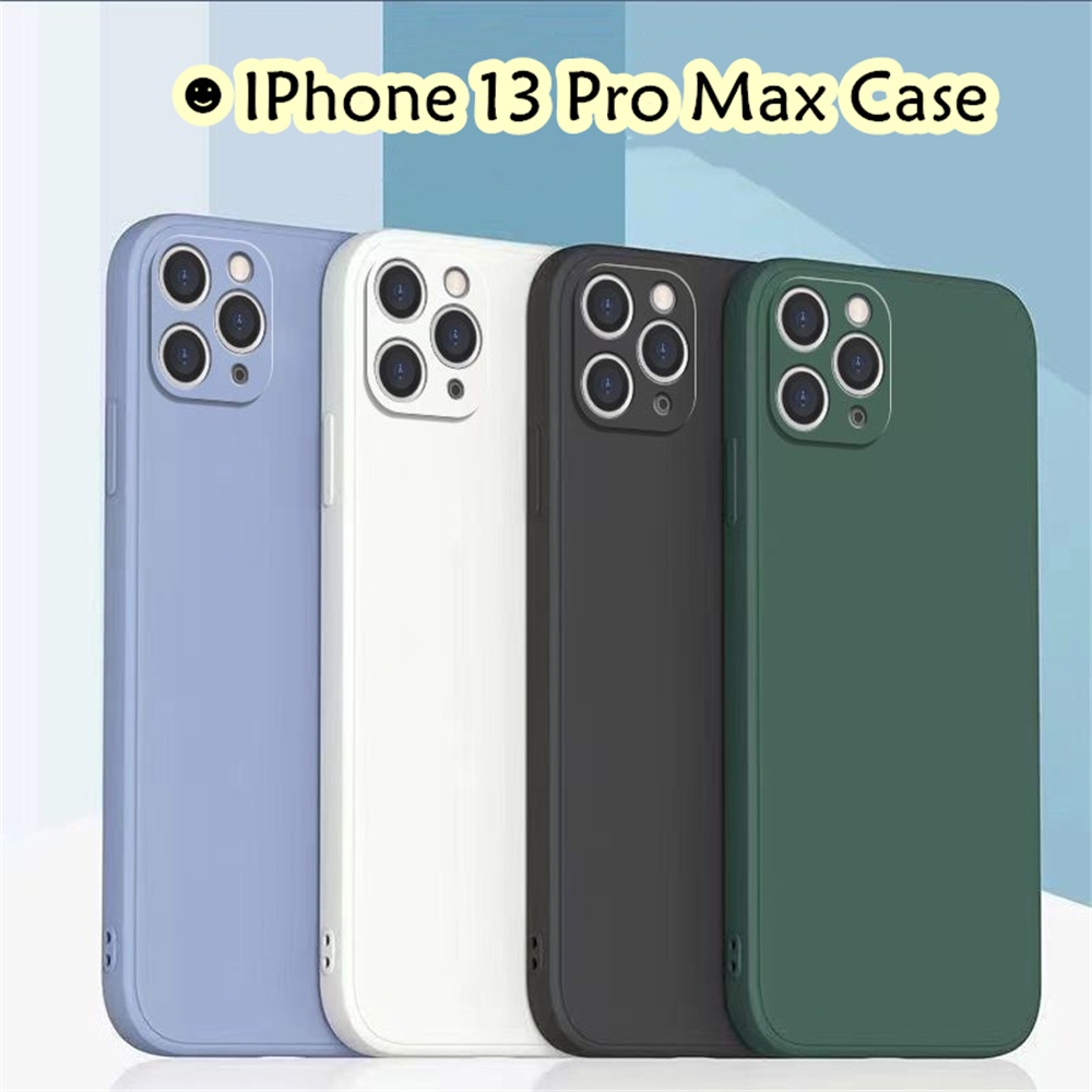 [Ngôi sao tương lai] Dành cho IPhone 13 Pro Max Ốp lưng silicon Full Case Vỏ điện thoại màu trơn cổ điển Vỏ chống bụi bẩn