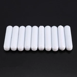 10 Miếng PTFE Máy Khuấy Từ Tính Trộn Thanh Khuấy Phòng Thí Nghiệm Thanh Khuấy Nam Châm Thanh Khuấy Từ Tính (8X40mm)