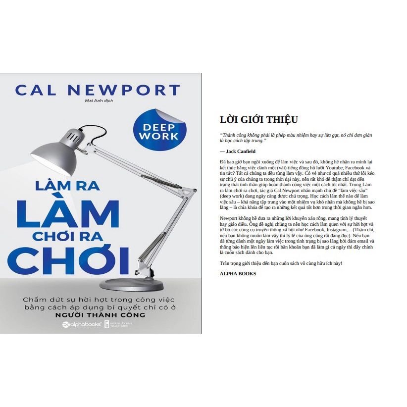 Ảnh Sách: Deep Work - Làm Ra Làm Chơi Ra Chơi 3
