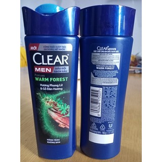 Dầu gội đầu Clear Men sạch gàu chai 140g hương Phong Lữ & Gỗ Đàn Hương - Hàng khuyến mãi