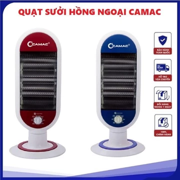 [BH 12T]Máy sưởi Fuji, Quạt Sưởi Camac đa năng tiện lợi - Đèn sưởi cao cấp 3 bóng Halogen làm ấm phòng nhanh, máy sưởi