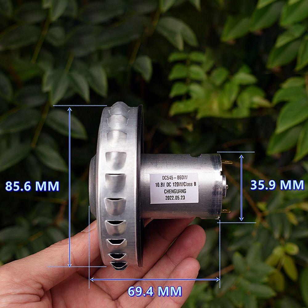 SAIA 1 Động Cơ Không Chổi Than, Cánh Quạt Hợp Kim Nhôm Vòng Bi Đôi 545 Quạt Turbo, Dụng Cụ Vệ Sinh Nhà Bền Đẹp DC10.8V DC14.4V 120W Quạt Tốc Độ Cao Động Cơ Máy Hút Bụi