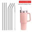NORDICLIFE 1 Ống Hút Inox, Ống Hút Cốc 8mm Bạc 6mm, Ống Hút Thay Thế Uống Thẳng Có Thể Tái Sử Dụng Cho 30oz 40oz Tyeso Cup