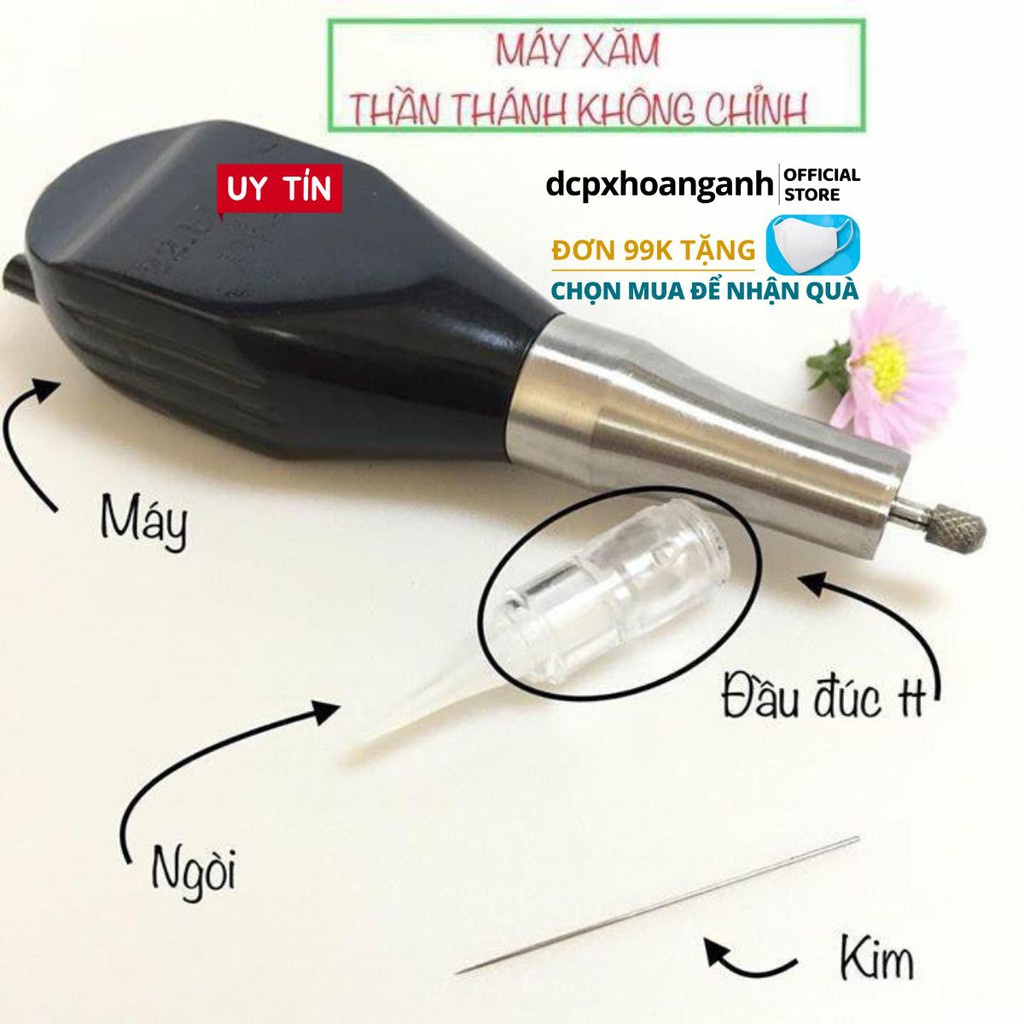Kim 1  Gắn Máy Thần Thánh, máy giansun, máy phổ thông | Máy Xăm Thẩm Mỹ