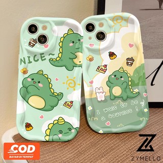 Oppo Reno 13F 5G Reno 13 Pro Reno12 F Reno 12 Reno11 F Reno 11 Reno 11 Pro Reno 10 Reno 8T Reno 8Z Reno 7Z Reno8 Reno5 Reno 7 Reno 6 Khủng long dễ thương và sáng tạo chống rơi s