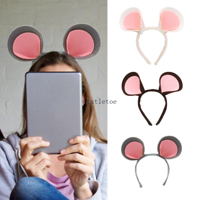 Cute Halloween Mouse Ear Hairhoop Kids Dress Up Headband Carnival Party Hairband