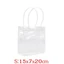 Túi mua sắm GUSTAVA, Túi đựng đồ PVC Túi Tote, Túi xách đeo vai Túi nhựa mỹ phẩm trong suốt chống thấm nước