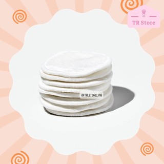 Bông tẩy trang sợi tre cotton tái sử dụng đa năng lẻ 1 miếng