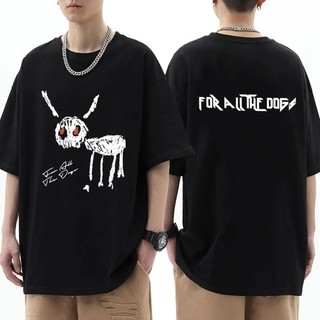 Rapper Drake "For All The Dogs" Album Nhạc Mới Áo Hip Hop Áo Thun Cotton Quá Khổ Nam Nữ Hợp Thời Trang Tee Dạo Phố Nam