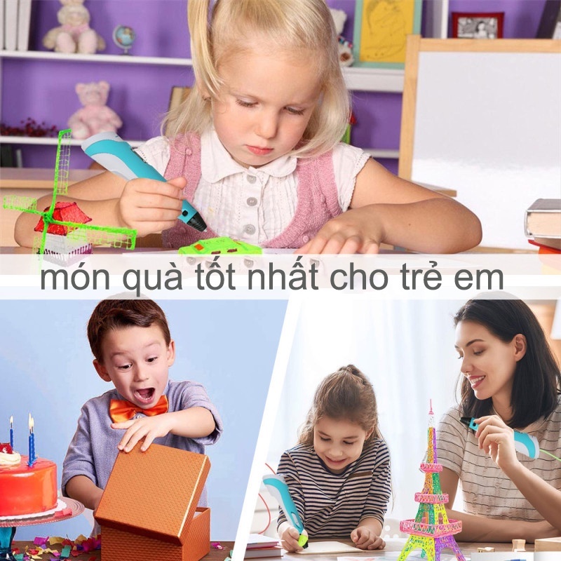 Bút In 3D Cho Bé An Toàn Thân Thiện Với Môi Trường Yên Tĩnh Đa Chức Năng