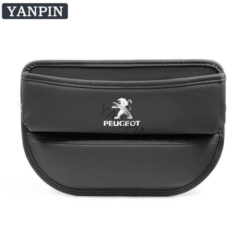Túi Da Đựng Đồ Gắn Khe Hở Ghế Ngồi Xe Hơi peugeot 2008 3008 4008 5008 308 408 508 301