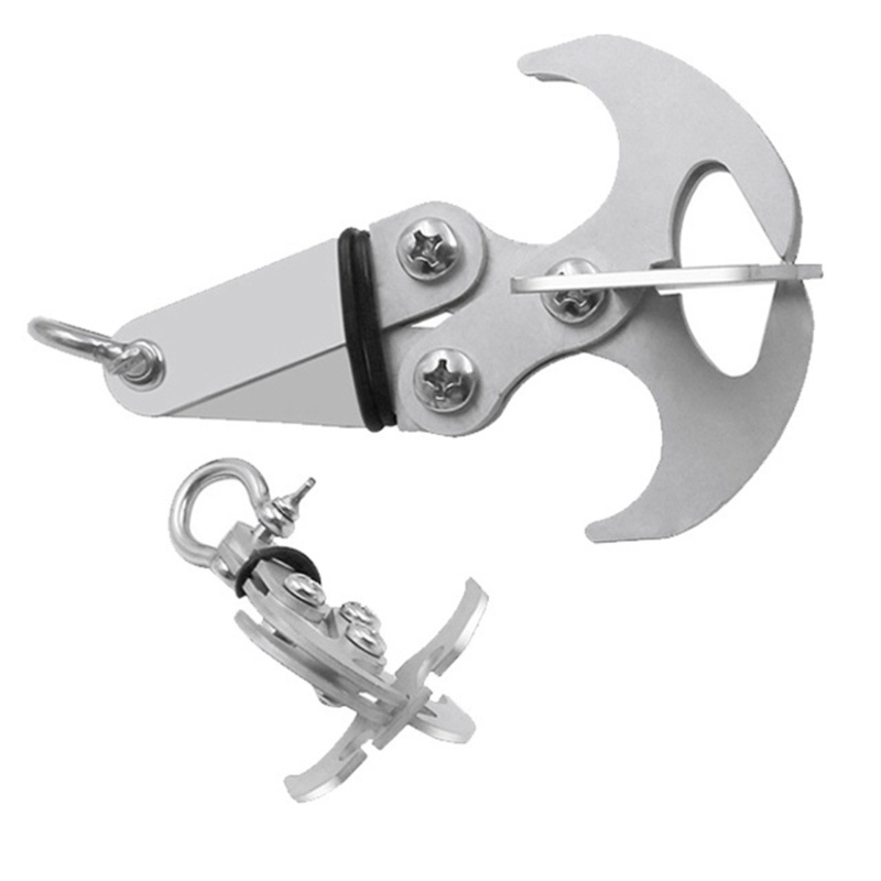 Kool Gravity Grappling Hook Thép không gỉ Grappling Hook Sinh Tồn Gấp Đá Leo Móng Vuốt Oudoor Leo Núi Dụng Cụ