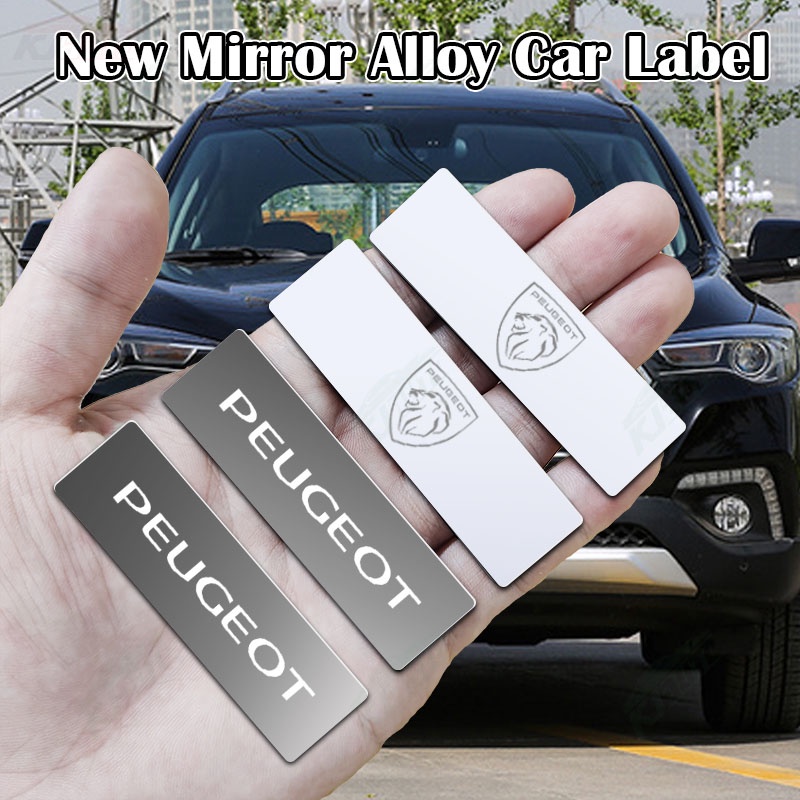 Peugeot Miếng Dán logo 3d Bằng Kim Loại Tráng Gương Trang Trí Xe Hơi Cho 308 206 208 3008 508 408 207 406 405 407 2008 5008 306 307