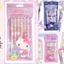Bút gel (6 s), mực đen 0,5mm, bút statiry đáng yêu Kuromi Kitty My Me | Bluerubystore