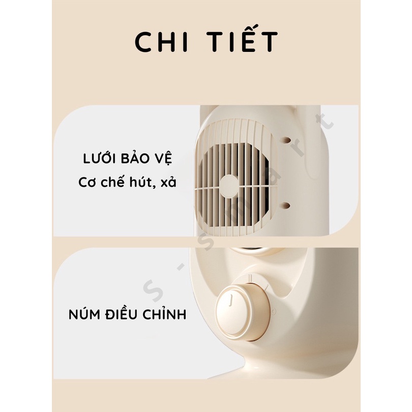 [Rẻ vô địch] [Siêu Sale] [FreeShip] [Ảnh thật] Máy sưởi gốm PTC có quai xách 1200wath
