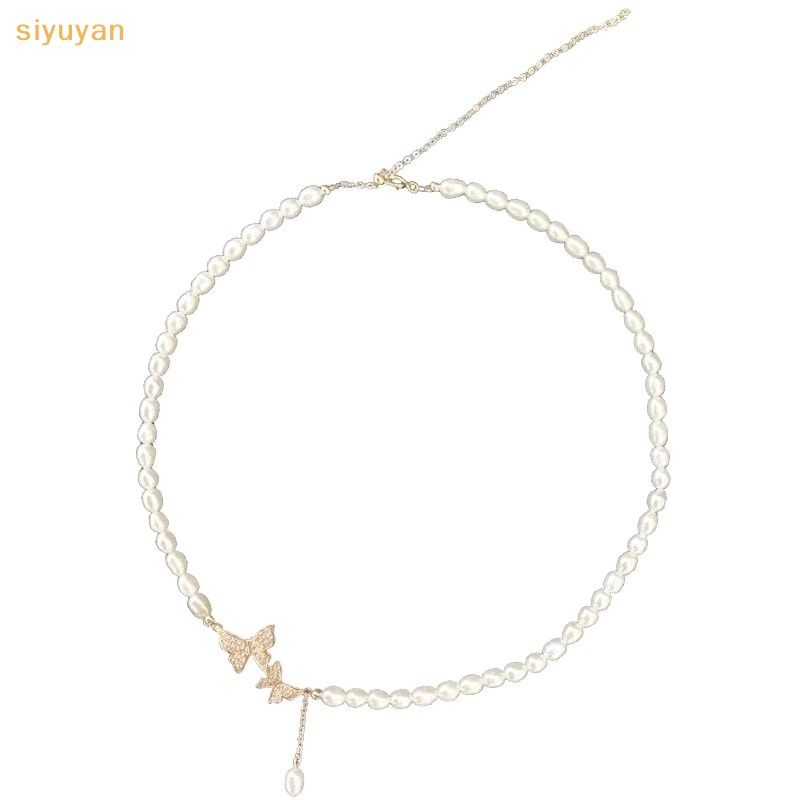 Vòng cổ chuỗi ngọc trai mặt dây chuyền thời trang Siyuyan dành cho nữ vn