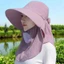 Mũ chống nắng ESSENCEH, Khăn choàng vành rộng, Thời trang bảo vệ cổ thoáng khí Mũ đi biển có thể điều chỉnh Thể thao ngoài trời