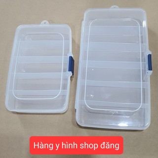 -( Siêu hot Hộp Nhựa Chia Nhiều Ngăn Đựng Dụng Cụ Nối Mi Nail, Đựng Trang Sức, Phụ Kiện Rất Tiện Lợi