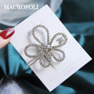 Mauropoli [Sẵn Sàng] Hàn Quốc Dongdaemun Laser Nhiều Màu Sắc Kim Cương Giả Hoa Kẹp Tóc Phụ Kiện Tóc ins Yang Chao Cùng Phong Cách Kẹp Tóc Nổ Kẹp Bên