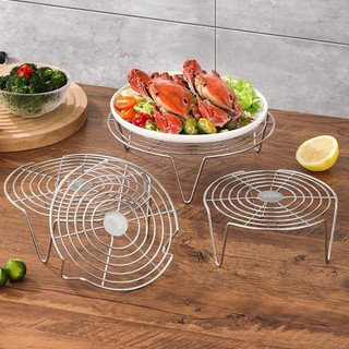 Giá hấp POCKETN đa năng bằng thép không gỉ 304, giá đỡ khay hấp bánh bao trứng, phụ kiện nồi hấp bền bỉ