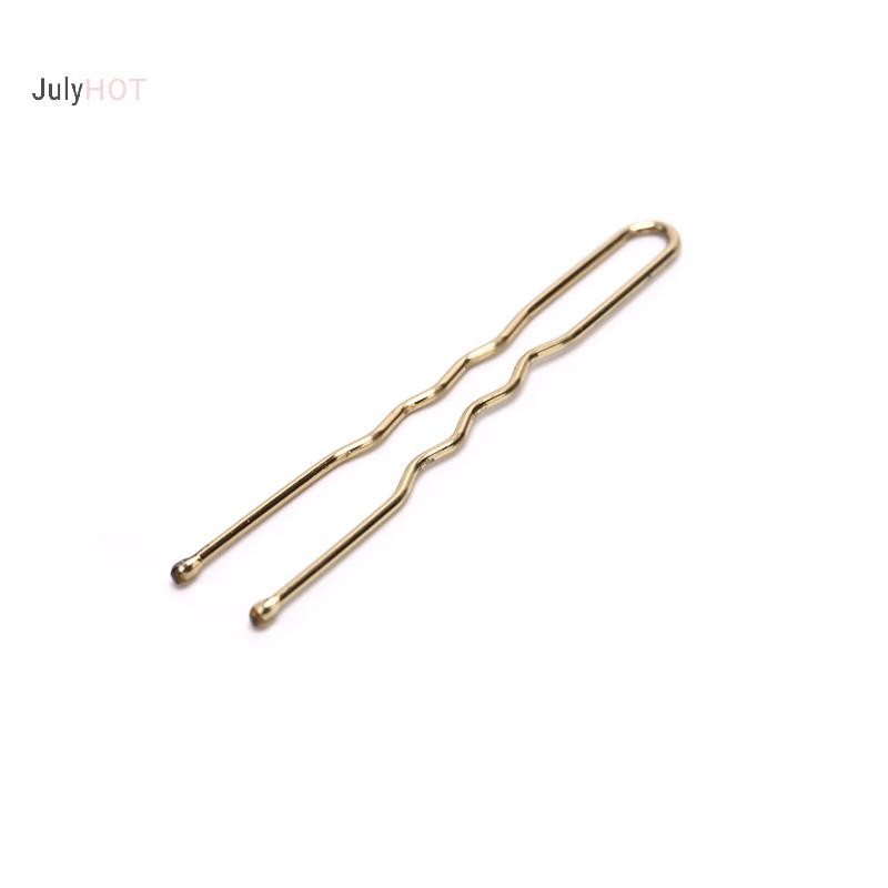 Julyhot 20 Cái / bộ Nữ Hình Chữ U Kẹp Tóc Bobby Chân Kim Loại Barrette Massivedeals