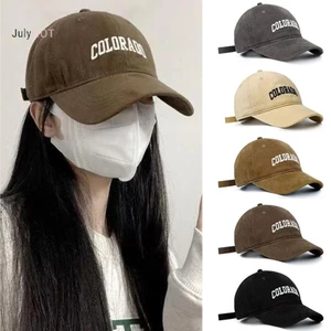 Julyhot Bóng Chày Mềm Cotton Thêu Chữ Chắc Chắn Nam Nữ Hip Hop Mũ Có Thể Điều Chỉnh Snapback Thường Ngày Ngoài Trời Tấm Che Mũ Massivedeals