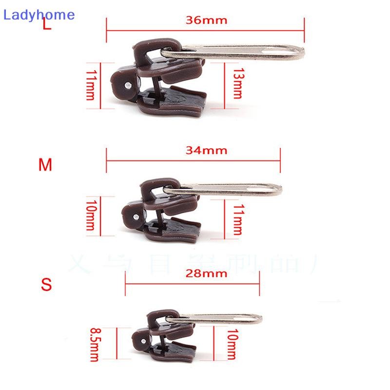 Lady 6 Chiếc Dây Kéo Đa Năng Sửa Chữa Dây Kéo Bộ Dụng Cụ Sửa Chữa Thay Thế Zip Thanh Trượt Cho DIY May VN
