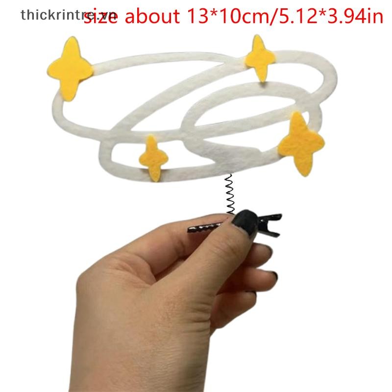 THI Ngộ nghĩnh Dễ Thương Vertigo Hiệu Ứng Đặc Biệt Kẹp Tóc Mùa Xuân Mỏ Vịt Kẹp Sáng Tạo Hai Chiều-playing Phụ Kiện Tóc Tiểu Thuyết Quà Tặng VN