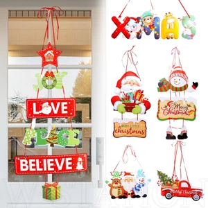 Phụ Kiện Treo Cửa Trang Trí Giáng Sinh / Năm Mới Hình Ông Già Noel / Nai Sừng Tấm / Người Tuyết / Nai Sừng Tấm